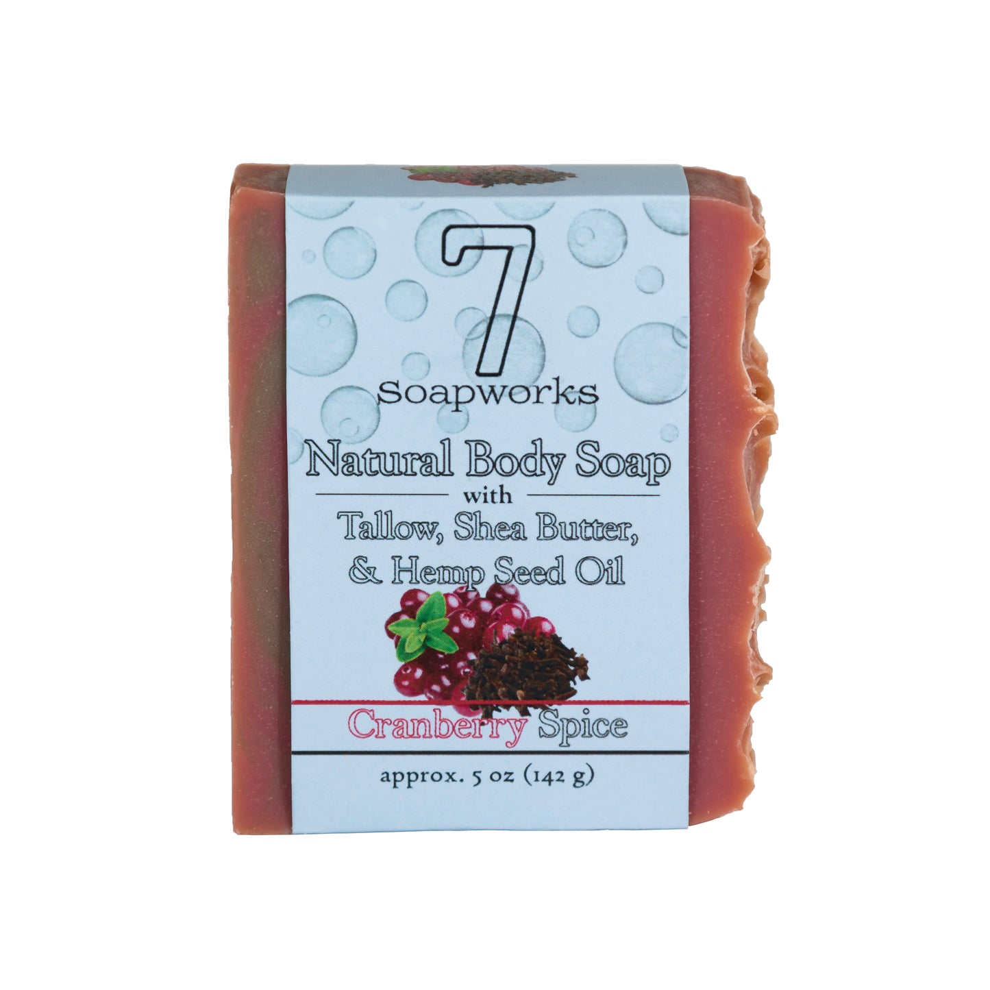 Natural Body Soap - Cranberry Spice